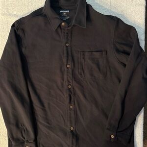 Duluth Trading Co Black Collared Shirt